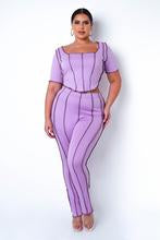 Lavender REBECCA Pants Set (Plus)