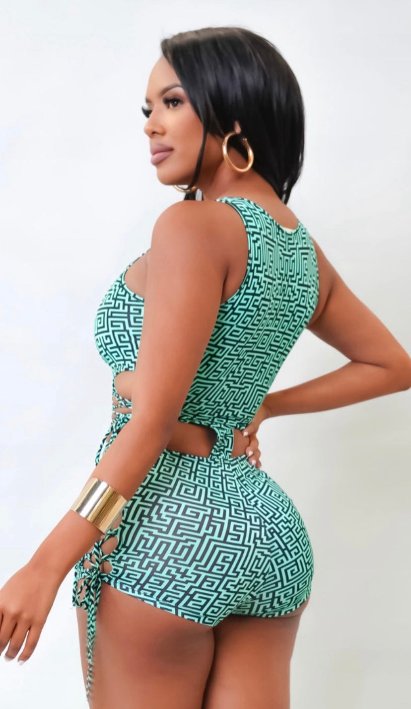 JOE NIECE 2Pc Shorts Set
