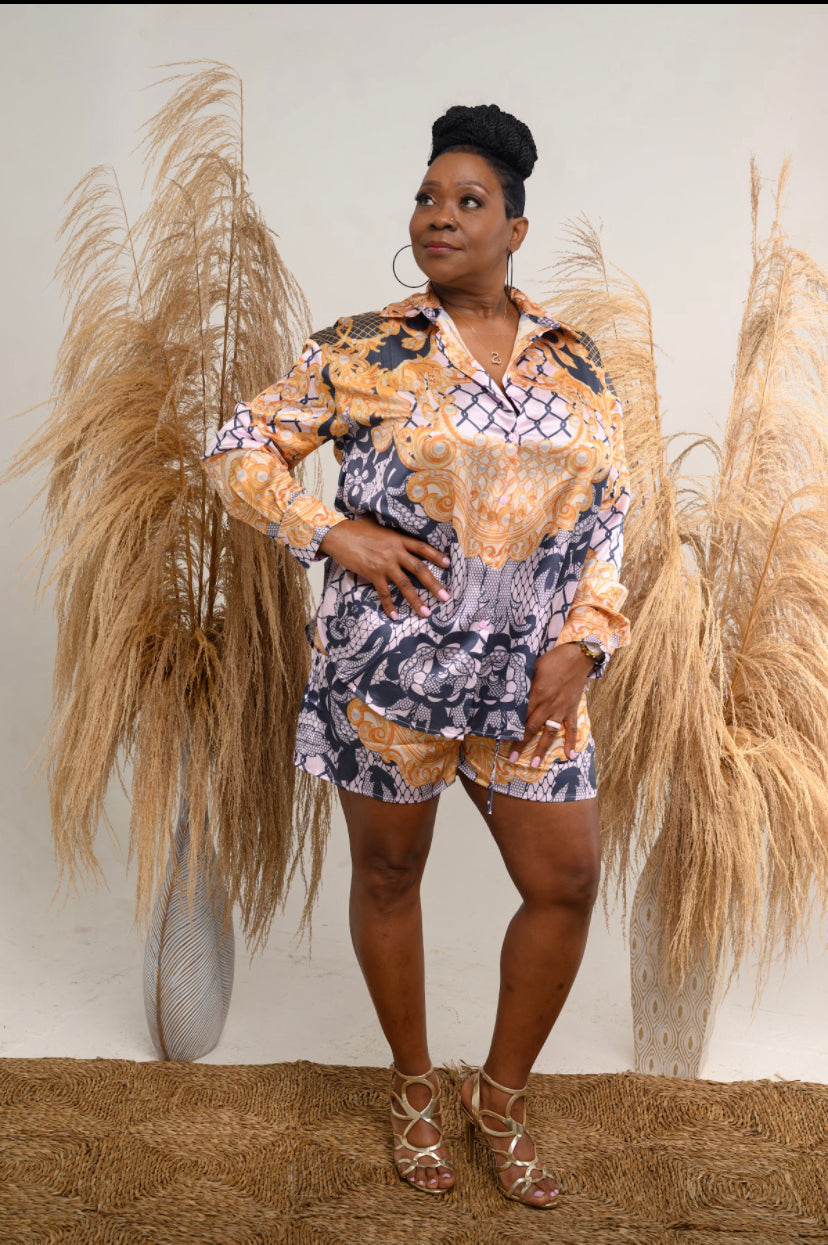 "Still That Girl" 2pc Short Set