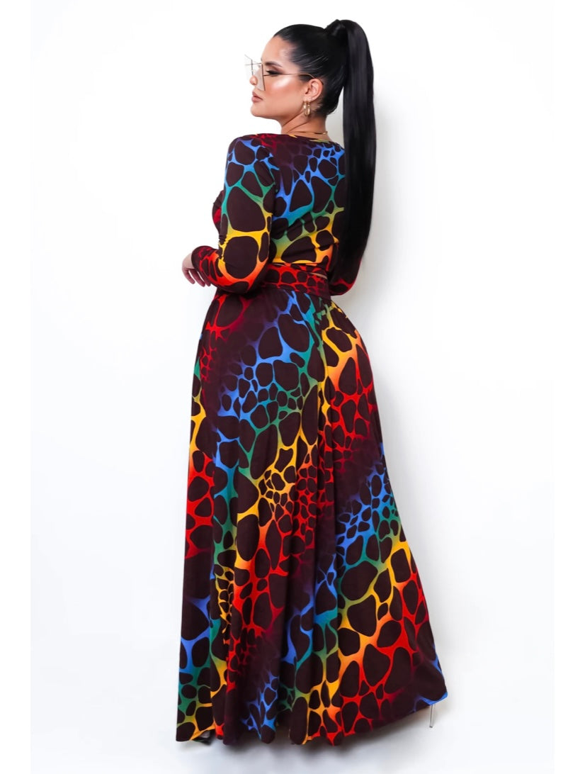 Dark Brown, Multi-colored GIRAFFE Set (Plus)