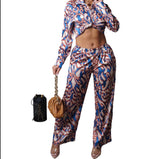 "Against Me" 2pc Pants Set
